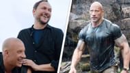 Vin Diesel, Louis Leterrier, and Dwayne Johnson (Image via Universal)
